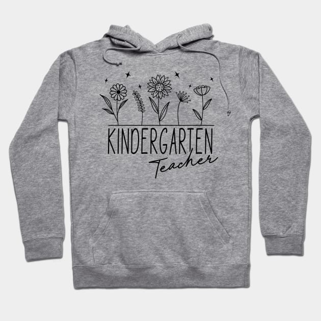 KINDERGARTEN Teacher Hoodie by Novelty Depot